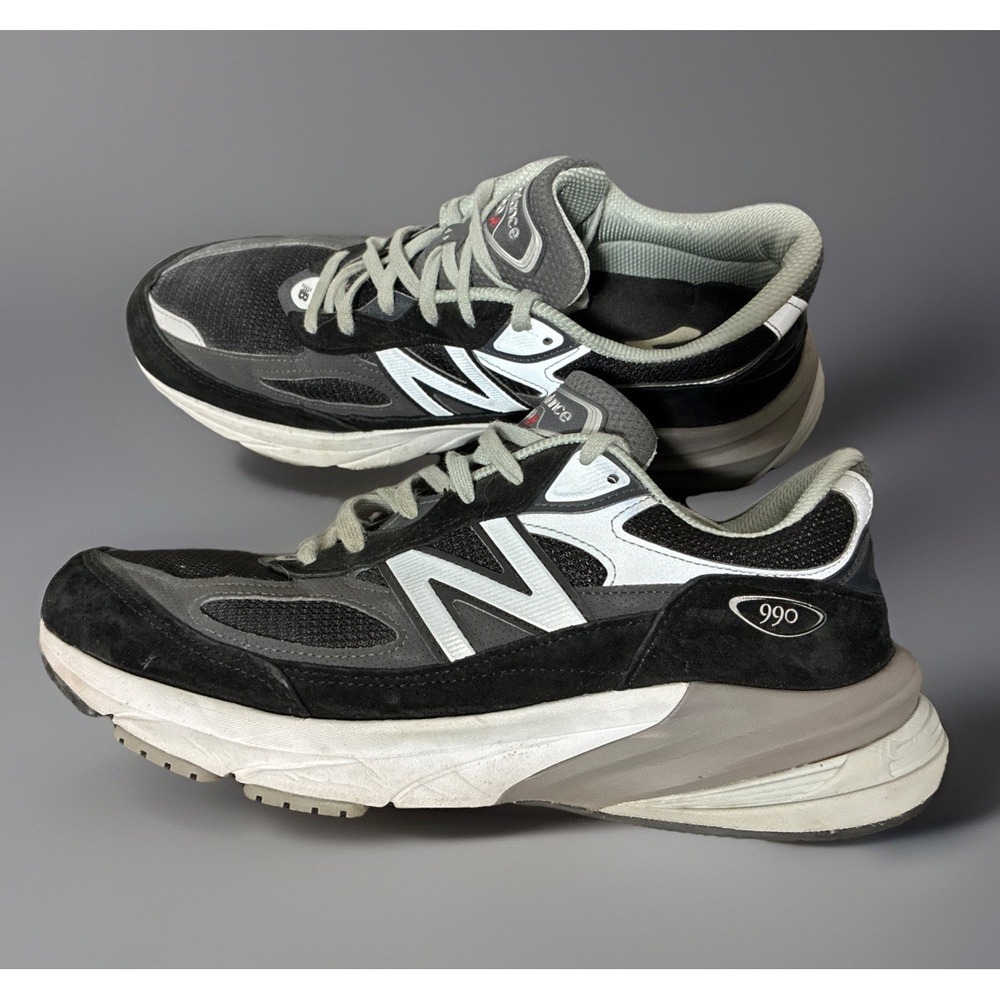 New Balance 990 v6 | Mens 12 | Black/Gray/White | M990BK6 | Made In USA🇺🇸